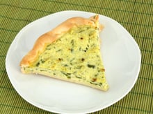 Tarte aux poireaux et au Chavroux