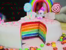 Rainbow cake spécial "My Little Pony"