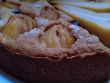 Cake aux poires et au bleu