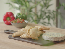 Empanadas aux légumes et à la fourme d'Ambert