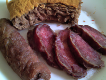 Croustillant de queue de bœuf et andouille