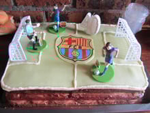 Gâteau d'anniversaire léger à la pêche