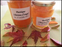 Confiture de pastèque, cheveux d'ange ( Cabelle de angel)