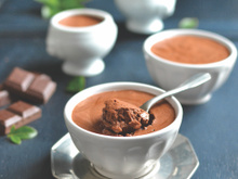 Mousse au chocolat sans œuf à l'aquafaba