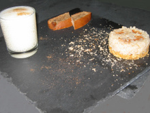 Risotto sucré saveur pain d'épices et sa mousse de risotto au lait vanillé