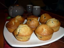Muffins amandes et chocolat