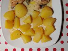 Poulet aux chicons et pommes de terre
