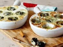 Escargots au roquefort