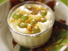 Sabayon au marsala et raisin vert