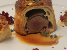 Epaule d'agneau en croûte d'Emmental de Savoie de l'Ecole Internationale Savoie-Léman