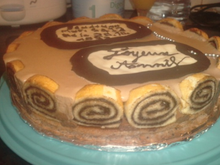 Bavarois chocolat / pralinoise