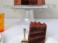Le layer cake au chocolat - version allégée