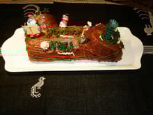 Bûche de Noël sans beurre économique