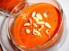 Potion magique rouge vif