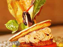 Sablé nouvelle vague aux fruits 'exotico-automnal'