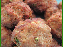 Polpette (boulettes de viande Italiennes)
