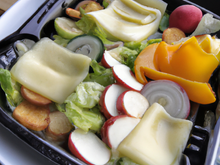 Raclette normande et végétarienne