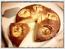 Gâteau aux pommes caramélisées maison