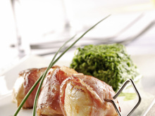 Petites brochettes de St Jacques