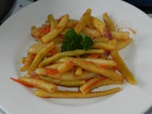 Haricot beurre à la tomate