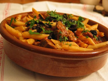 Macaronis en Stuffatu