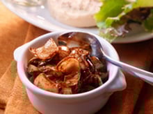 Compotée d'oignons au chocolat