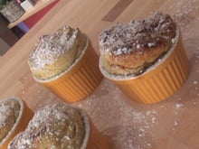Soufflé à la rhubarbe