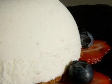 Cheesecake glacé sauce caramel au beurre salé