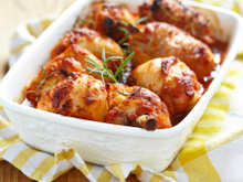 Manchons de poulet panés