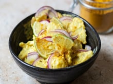 Salade de pomme de terre à l'indienne