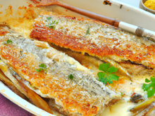 Pannequets aux harengs doux gratinés