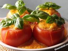 Soufflé en tomates