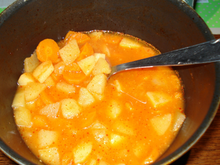 Pommes de terre et ses carottes fondantes