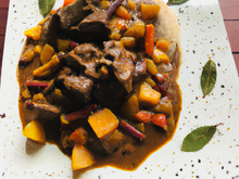 Curry d'agneau aux quatre fruits
