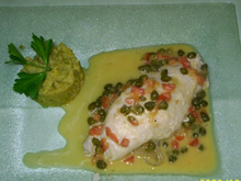 Ailes de raie poêlées au curry