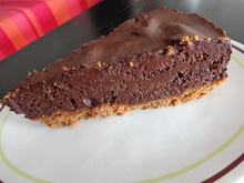 Bavarois chocolat et son craquant au speculoos