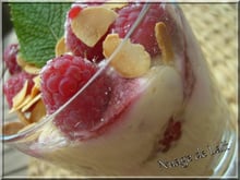 Tiramisu framboises et amandes