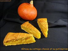 Gâteau au cottage-cheese et au potimarron