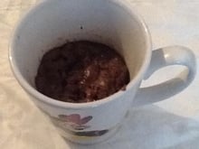 Mug cake cookie tout choco