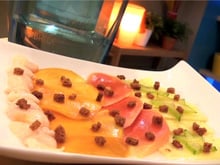Carpaccio de fruits exotiques