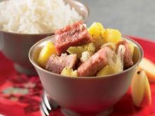 Palette de porc aux pommes sucrée-salée