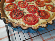 Tarte roquefort tomate