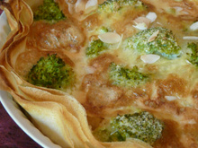 Quiche brie brocolis