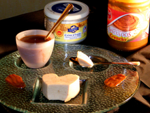 Pana cotta spéculoos, coulis de carambar