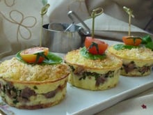 Mousselines de Mona Lisa aux gésiers