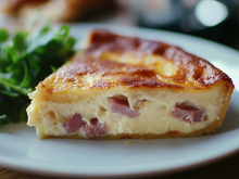 Quiche sans pâte jambon & fromage