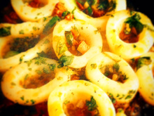 Plancha de calamar au chorizo