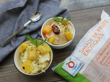 Yaourt glacé aux fruits exotiques