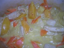 Filets de dinde aux fruits et coco