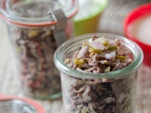 Salade de Paleron et Croq' Crudités